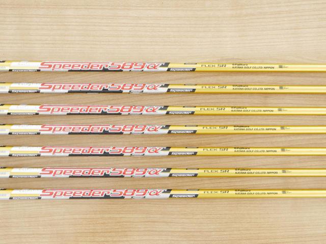 Iron set : Katana : ชุดเหล็ก Katana Sword ATC-589a (หน้าเด้ง) มีเหล็ก 6-Pw,Aw,Sw (7 ชิ้น) ก้านกราไฟต์ Fujikura Speeder 589 Flex SR