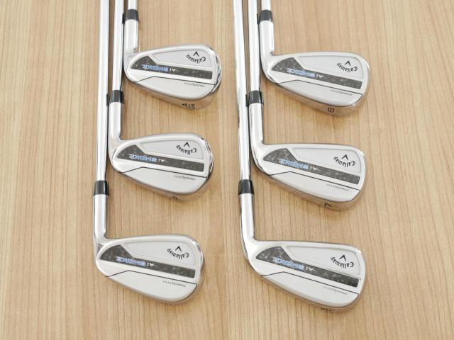 Iron set : Callaway : ชุดเหล็ก Callaway Paradym Ai Smoke (ออกปี 2024 ตีง่ายมาก ไกล Japan Spec.) มีเหล็ก 6-Pw,Aw (6 ชิ้น) ก้านเหล็ก NS Pro ZELOS 7 Flex S