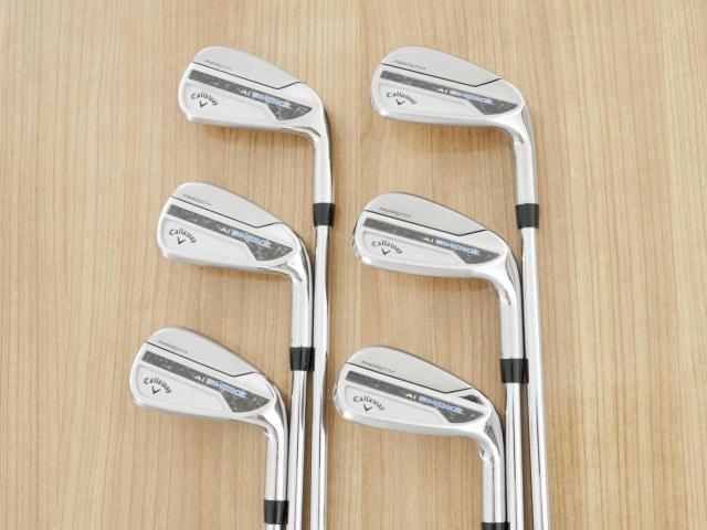 Iron set : Callaway : ชุดเหล็ก Callaway Paradym Ai Smoke (ออกปี 2024 ตีง่ายมาก ไกล Japan Spec.) มีเหล็ก 6-Pw,Aw (6 ชิ้น) ก้านเหล็ก NS Pro ZELOS 7 Flex S