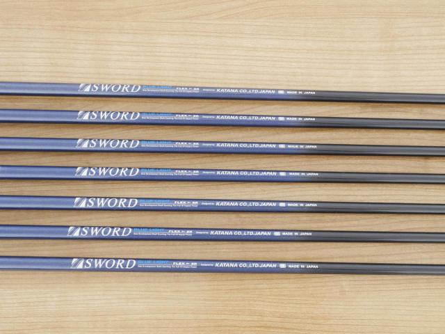 Iron set : Katana : ชุดเหล็ก Katana Sword SL-550 มีเหล็ก 5-Pw,Sw (7 ชิ้น) ก้านกราไฟต์ FLex SR