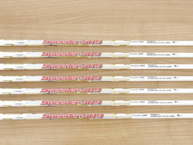 Iron set : Katana : ชุดเหล็ก Katana Sword IZU Max G (ตีง่าย หน้าเด้ง) มีเหล็ก 6-Pw,Aw,Sw (7 ชิ้น) ก้านกราไฟต์ Fujikura Speeder 589 Flex SR