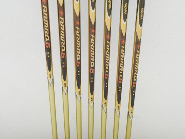 Iron set : Honma : ชุดเหล็ก Honma Beres IS-01 (หน้าเด้ง Maraging) มีเหล็ก 5-11 (7 ชิ้น เทียบเท่า 4-Pw) ก้าน ARMRQ 6 (49) FLex R (2 ดาว)