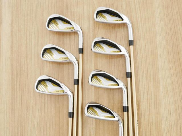 Iron set : Katana : ชุดเหล็ก Katana Sword Sniper Gold (ปี 2016 หน้าเด้ง) มีเหล็ก 6-Pw,Aw,Sw (7 ชิ้น) ก้านกราไฟต์ Fujikura Speeder 556 FLex R