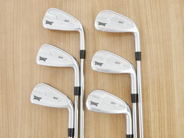 Iron set : PXG : ชุดเหล็ก PXG 0211 DUAL COR (ออกปี 2021 หน้าเด้ง ตีไกลมากๆ) มีเหล็ก 5-Pw (6 ชิ้น) ก้านเหล็ก NS Pro ZELOS 8 Flex S