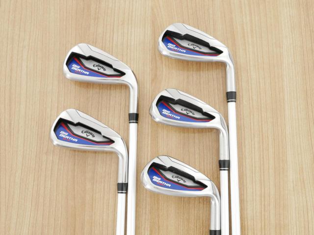 Iron set : Callaway : ชุดเหล็ก Callaway Big Bertha Beta (ใบใหญ่ ตีง่ายมาก) มีเหล็ก 6-Pw (5 ชิ้น) ก้านกราไฟต์ Fujikura Air Speeder Flex SR