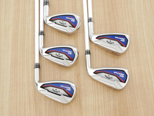 Iron set : Callaway : ชุดเหล็ก Callaway Big Bertha Beta (ใบใหญ่ ตีง่ายมาก) มีเหล็ก 6-Pw (5 ชิ้น) ก้านกราไฟต์ Fujikura Air Speeder Flex SR