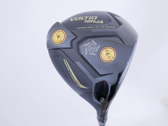 Driver : Katana : ไดรเวอร์ Katana Voltio NINJA Premium Carbon II HI (รุ่นใหม่ล่าสุด ออกปี 2025 หน้าเด้งเกินกฏ ตีไกลมากๆ) Loft 10.5 ก้าน Tour AD VG-02 Flex R
