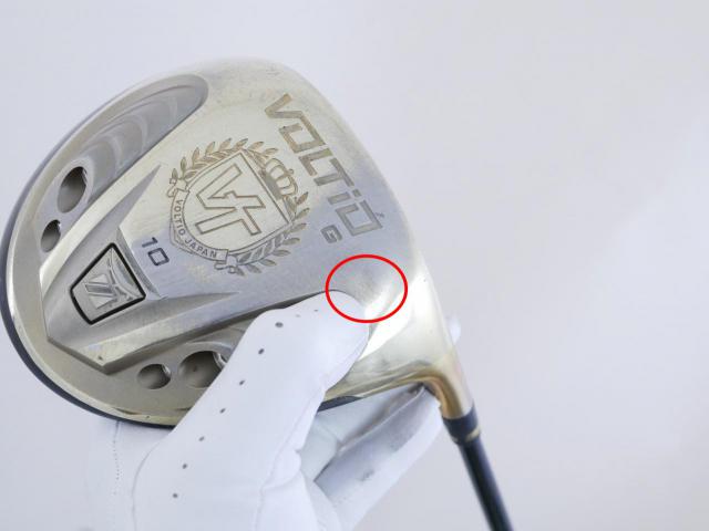 Driver : Katana : **มีบุบ**ไดรเวอร์ Katana Voltio G (460cc. มี Offset กันลูกบานออกขวา) Loft 10 ก้าน Tour AD VT-5 Flex SR