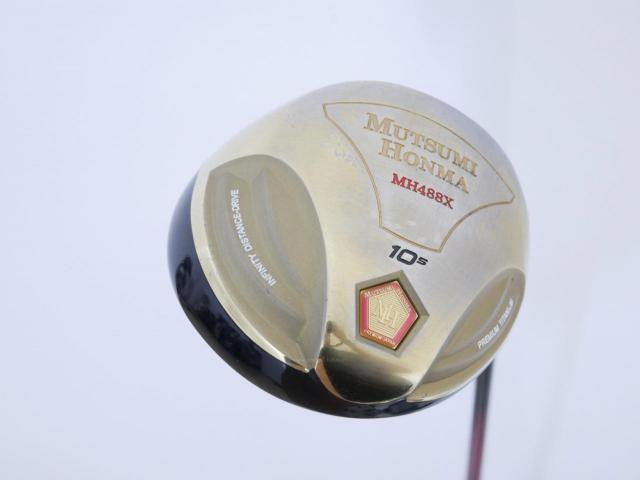 Driver : Other Brand : ไดรเวอร์ Mutsumi Honma MH488X (หัวขนาด 488cc. หน้าเด้งเกินกฏ) Loft 10.5 Flex R