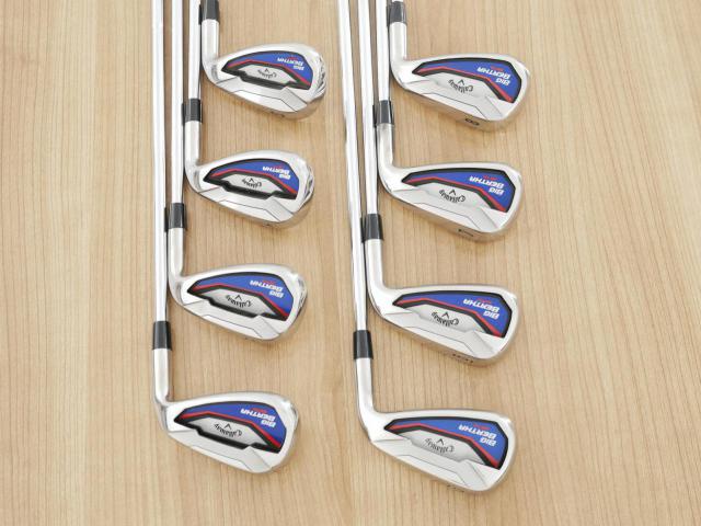 Iron set : Callaway : ชุดเหล็ก Callaway Big Bertha Beta (ใบใหญ่ ตีง่ายมาก) มีเหล็ก 5-Pw,Aw,Sw (8 ชิ้น) ก้านเหล็ก Flex S