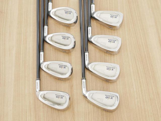 Iron set : XXIO : ชุดเหล็ก XXIO Tour Special (ใบใหญ่ ตีง่าย) มีเหล็ก 5-Pw,Aw,Sw (8 ชิ้น) ก้านกราไฟต์ Flex R