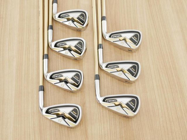 Iron set : Katana : ชุดเหล็ก Katana Sword Sniper 589 (หน้าเด้ง) มีเหล็ก 6-Pw,Aw,Sw (7 ชิ้น) ก้านกราไฟต์ Speeder 589 Flex SR