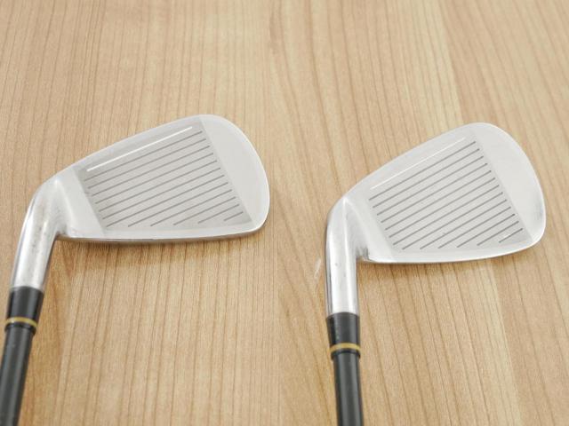 Iron set : Kasco : ชุดเหล็ก Kasco D-Max PYRA มีเหล็ก 5-Pw,Aw (7 ชิ้น) ก้านกราไฟต์ Flex R