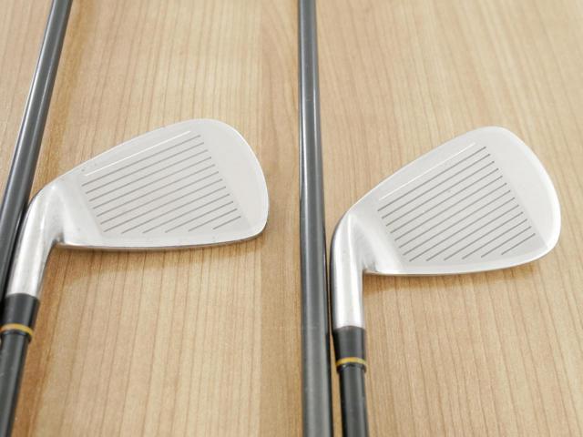 Iron set : Kasco : ชุดเหล็ก Kasco D-Max PYRA มีเหล็ก 5-Pw,Aw (7 ชิ้น) ก้านกราไฟต์ Flex R