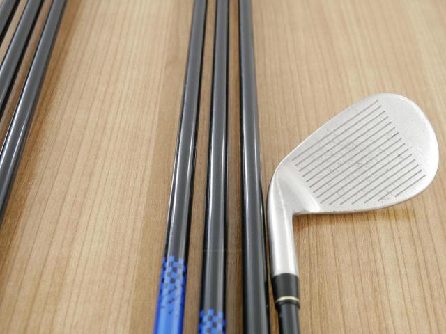 Iron set : Tsuruya : ชุดเหล็ก Tsuruya AXEL ZX HM (หน้าเด้ง ตีไกลมาก) มีเหล็ก 6-Pw,As,Sw (7 ชิ้น) ก้านกราไฟต์ Flex R
