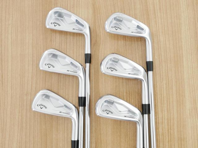 Iron set : Callaway : ชุดเหล็ก Callaway X Forged MAX (รุ่นล่าสุด ออกปี 2025) มีเหล็ก 5-Pw (6 ชิ้น) ก้านเหล็ก NS Pro Modus 105 Flex S