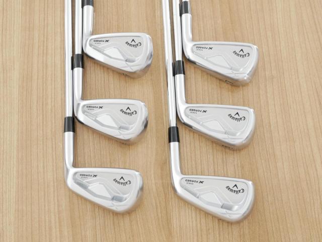 Iron set : Callaway : ชุดเหล็ก Callaway X Forged MAX (รุ่นล่าสุด ออกปี 2025) มีเหล็ก 5-Pw (6 ชิ้น) ก้านเหล็ก NS Pro Modus 105 Flex S