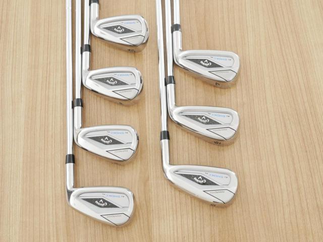 Iron set : Callaway : ชุดเหล็ก Callaway Paradym Ai Smoke HL (ออกปี 2024 ตีง่ายมาก ไกล Japan Spec.) มีเหล็ก 5-Pw,Aw (7 ชิ้น) ก้านเหล็ก NS Pro ZELOS 7 Flex S