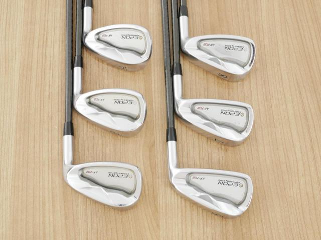 Iron set : Epon : ชุดเหล็ก EPON AF-702 Forged มีเหล็ก 6-Pw,Aw (6 ชิ้น) ก้านกราไฟต์ Quadra 4AX SOF 502i Flex R