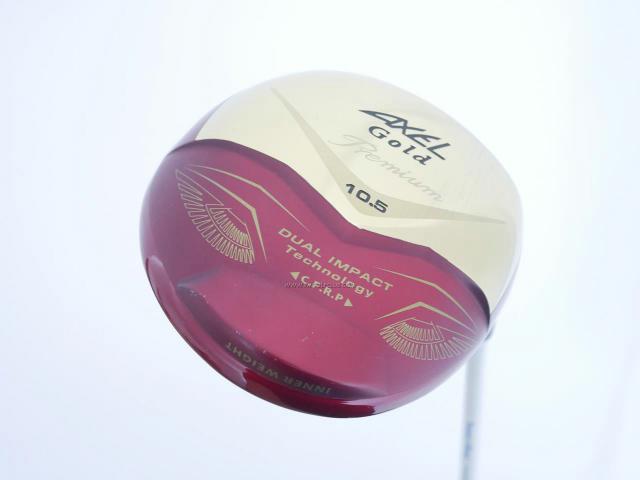 Driver : Tsuruya : ไดรเวอร์ Tsuruya AXEL Gold Premium IV (รุ่นปี 2021 ตัวท๊อป หน้าเด้งสุดๆ COR 0.87 ของใหม่ 4 หมื่น) Loft 10.5 สุดยอดก้าน Design Tuning Mobius DX Flex R