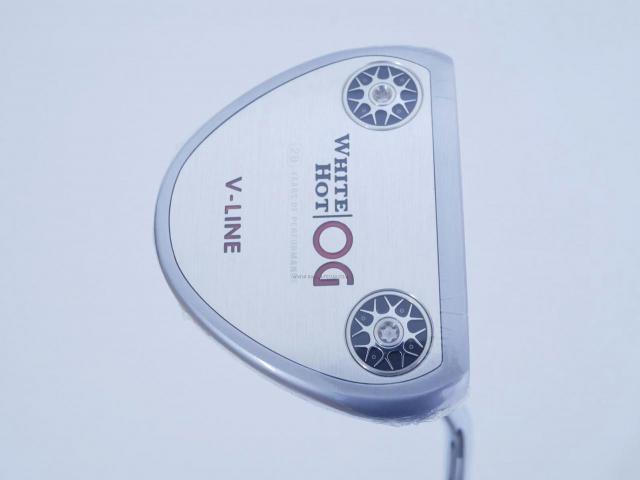Putter : All : **ของใหม่ ยังไม่แกะพลาสติก** พัตเตอร์ Odyssey White Hot OG V-Line ก้าน Stroke LAB ยาว 33 นิ้ว