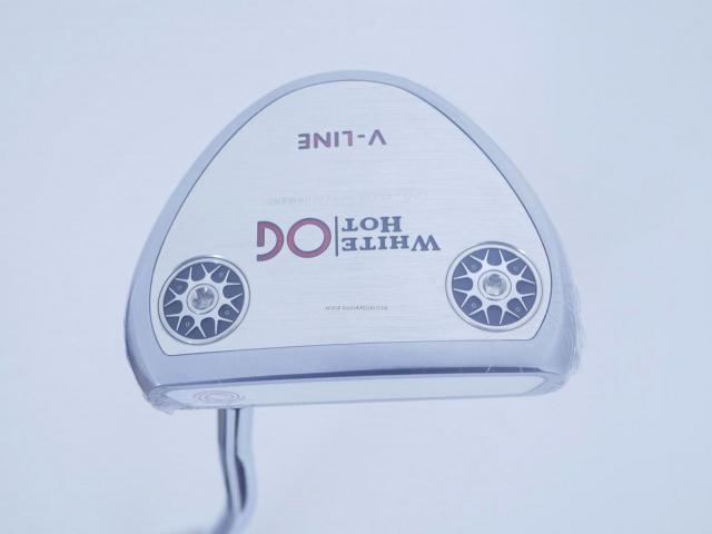 Putter : All : **ของใหม่ ยังไม่แกะพลาสติก** พัตเตอร์ Odyssey White Hot OG V-Line ก้าน Stroke LAB ยาว 33 นิ้ว