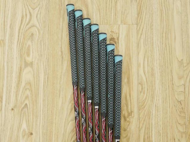 Iron set : Yamaha : ชุดเหล็ก Yamaha Inpres RMX UD+2 (ปี 2016 ตีไกลที่สุด ไกลกว่าเหล็กทั่วไป 2 เบอร์) มีเหล็ก 7-Pw,Aw,As,Sw (7 ชิ้น) ก้านกราไฟต์ Mitsubishi Bassara i50xct Flex R