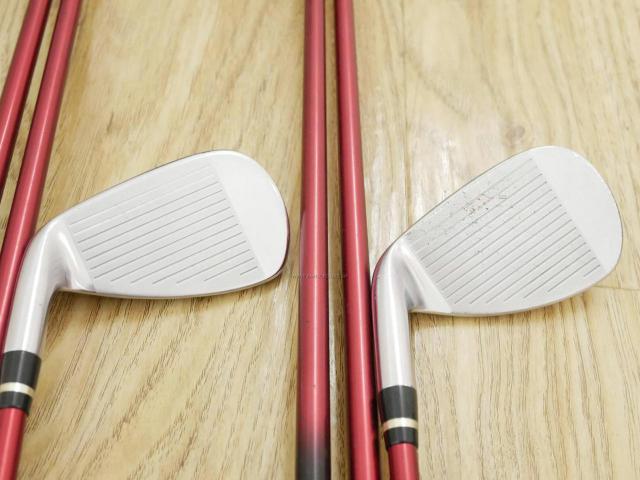 Iron set : Yamaha : ชุดเหล็ก Yamaha Inpres RMX UD+2 (ปี 2016 ตีไกลที่สุด ไกลกว่าเหล็กทั่วไป 2 เบอร์) มีเหล็ก 7-Pw,Aw,As,Sw (7 ชิ้น) ก้านกราไฟต์ Mitsubishi Bassara i50xct Flex R