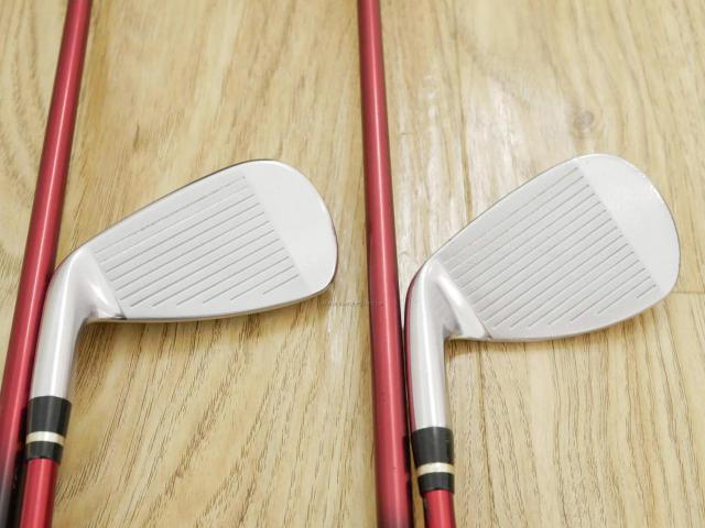Iron set : Yamaha : ชุดเหล็ก Yamaha Inpres RMX UD+2 (ปี 2016 ตีไกลที่สุด ไกลกว่าเหล็กทั่วไป 2 เบอร์) มีเหล็ก 7-Pw,Aw,As,Sw (7 ชิ้น) ก้านกราไฟต์ Mitsubishi Bassara i50xct Flex R