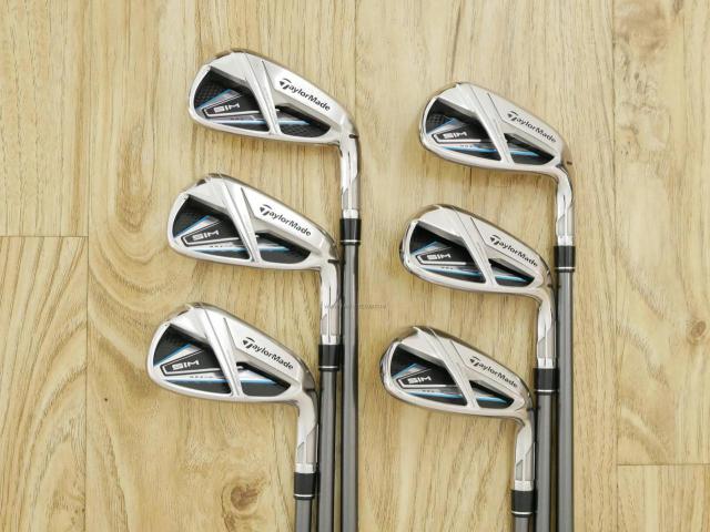 Iron set : Taylormade : ชุดเหล็ก Taylormade SIM MAX (ออกปี 2020 Japan Spec.) มีเหล็ก 6-Pw,Aw (6 ชิ้น) ก้านกราไฟต์ Mitsubishi Tensei TM60 Flex R