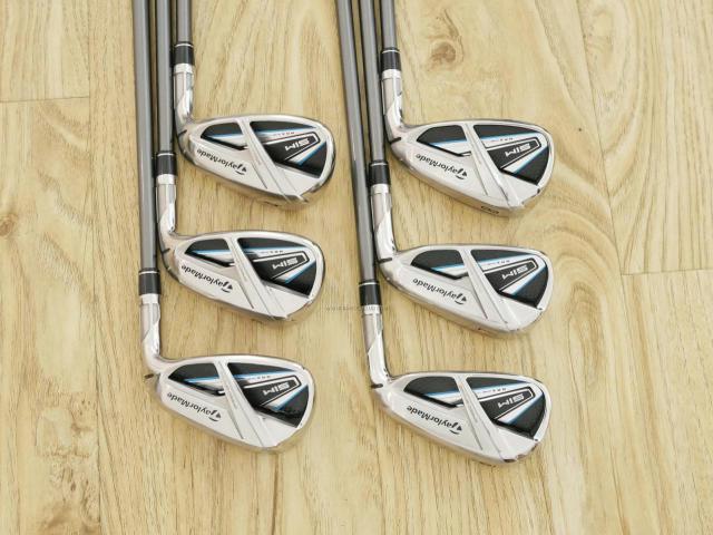 Iron set : Taylormade : ชุดเหล็ก Taylormade SIM MAX (ออกปี 2020 Japan Spec.) มีเหล็ก 6-Pw,Aw (6 ชิ้น) ก้านกราไฟต์ Mitsubishi Tensei TM60 Flex R