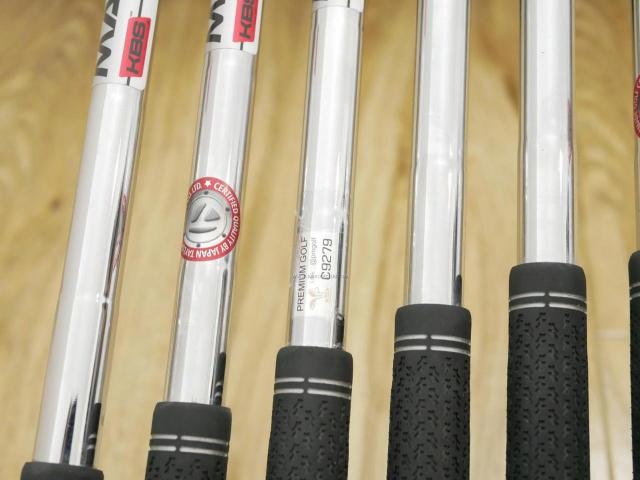 Iron set : Taylormade : ชุดเหล็ก Taylormade Stealth (ออกปี 2022 Japan Spec.) มีเหล็ก 6-Pw,Aw (6 ชิ้น) ก้านเหล็ก KBS Max MT 85 Flex S