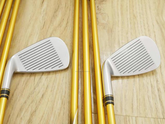 Iron set : Honma : **ก้าน 4 ดาว ของใหม่ 3 แสนบาท** ชุดเหล็ก Honma Beres IS-03 (ปี 2015 หน้าเด้ง Forged) มีเหล็ก 4-11 (8 ชิ้น เทียบเท่า 3-PW) ก้าน ARMRQ 8 (54) Flex R (4 ดาว)