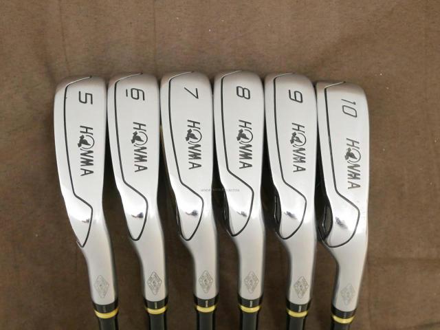 Iron set : Honma : ชุดเหล็ก Honma Beres IS-01 (หน้าเด้ง Maraging) มีเหล็ก 5-10 (6 ชิ้น) ก้าน ARMRQ 6 (54) Flex R (2 ดาว)