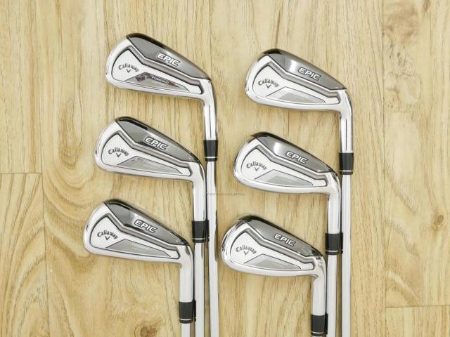 Iron set : Callaway : ชุดเหล็ก Callaway EPIC Forged Star (รุ่นท้อปสุด ปี 2020 ตีไกลกว่าปกติ 2 เบอร์) มีเหล็ก 5-Pw (6 ชิ้น) ก้านเหล็ก NS PRO ZELOS 7 FLEX S