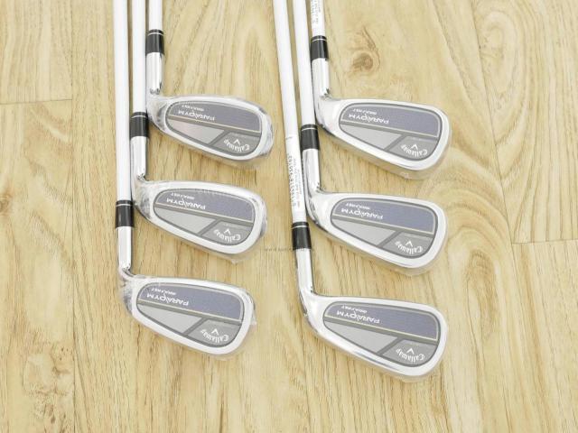 Lady club : All : **ของใหม่ ยังไม่แกะพลาสติก** ชุดเหล็ก Callaway Paradym Max Fast (รุ่นล่าสุด ออกปี 2023 ตีง่ายสุด ไกลสุดของ Callaway Japan Spec.) มีเหล็ก 6-Pw,Sw (6 ชิ้น) ก้านกราไฟต์ Mitsubishi ELDIO 40 Flex L