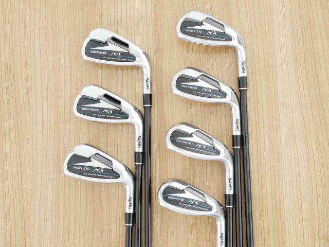 Iron set : Honma : ชุดเหล็ก Honma Beres NX (รุ่นปี 2023) มีเหล็ก 7-11,Aw,Sw (7 ชิ้น) ก้านกราไฟต์ Honma Vizard 45 Flex SR
