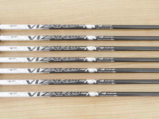 Iron set : Honma : ชุดเหล็ก Honma Beres NX (รุ่นปี 2023) มีเหล็ก 7-11,Aw,Sw (7 ชิ้น) ก้านกราไฟต์ Honma Vizard 45 Flex SR