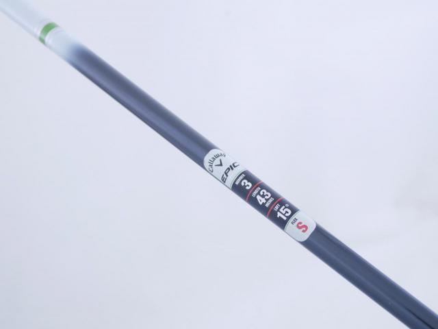 Fairway Wood : callaway : หัวไม้ 3 Callaway EPIC Speed (รุ่นปี 2021) Loft 15 ก้าน Mitsubishi Diamana 50 Flex S