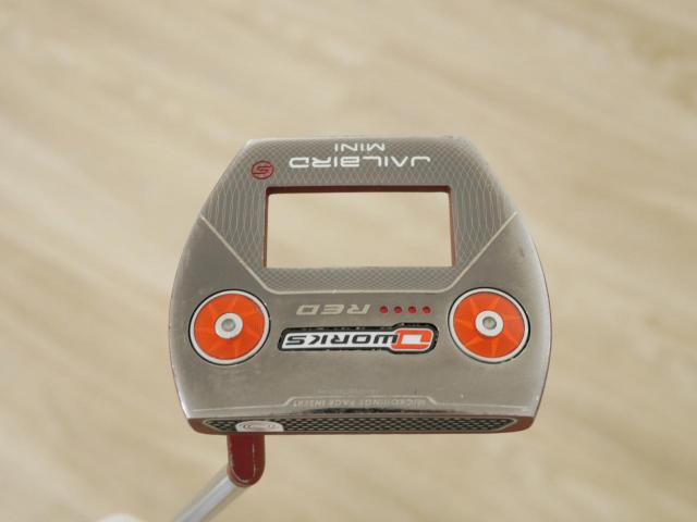 Putter : All : พัตเตอร์ Odyssey O-Works Red Jailbird Mini ก้าน Stroke LAB ยาว 34 นิ้ว