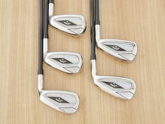 Iron set : Callaway : ชุดเหล็ก Callaway Paradym Ai Smoke HL (ออกปี 2024 ตีง่ายมาก ไกล Japan Spec.) มีเหล็ก 6-Pw (5 ชิ้น) ก้านกราไฟต์ Mitsubishi TENSEI 50 Flex S