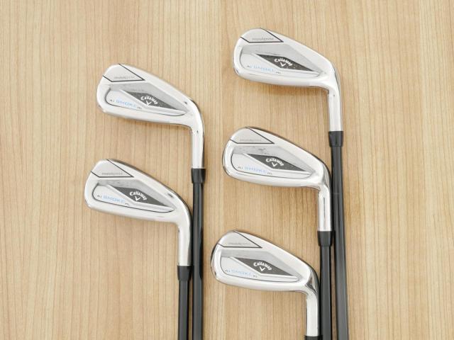 Iron set : Callaway : ชุดเหล็ก Callaway Paradym Ai Smoke HL (ออกปี 2024 ตีง่ายมาก ไกล Japan Spec.) มีเหล็ก 6-Pw (5 ชิ้น) ก้านกราไฟต์ Mitsubishi TENSEI 50 Flex S