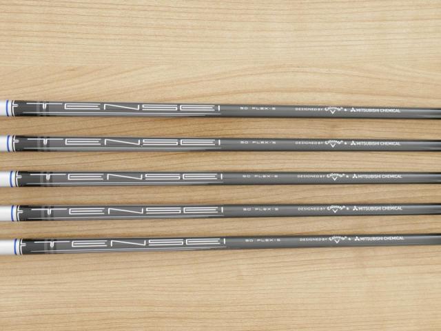 Iron set : Callaway : ชุดเหล็ก Callaway Paradym Ai Smoke HL (ออกปี 2024 ตีง่ายมาก ไกล Japan Spec.) มีเหล็ก 6-Pw (5 ชิ้น) ก้านกราไฟต์ Mitsubishi TENSEI 50 Flex S