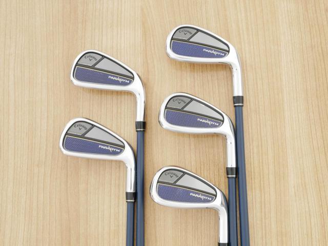 Iron set : Callaway : ชุดเหล็ก Callaway Paradym (รุ่นปี 2023 Japan Spec.) มีเหล็ก 6-Pw (5 ชิ้น) ก้านกราไฟต์ Fujikura VENTUS TR 5 Flex R
