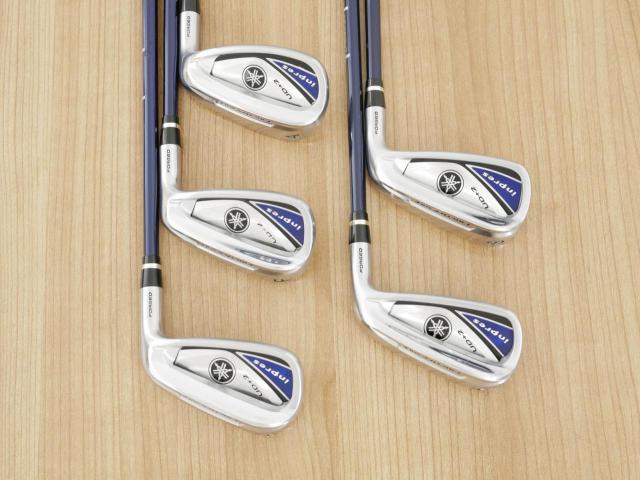 Iron set : Yamaha : ชุดเหล็ก Yamaha Inpres UD+2 (ออกปี 2019 ตีไกลที่สุด ไกลกว่าเหล็กทั่วไป 2 เบอร์ หน้าเด้ง COR 0.822) มีเหล็ก 7-Pw,Aw (5 ชิ้น) ก้านกราไฟต์ Flex R