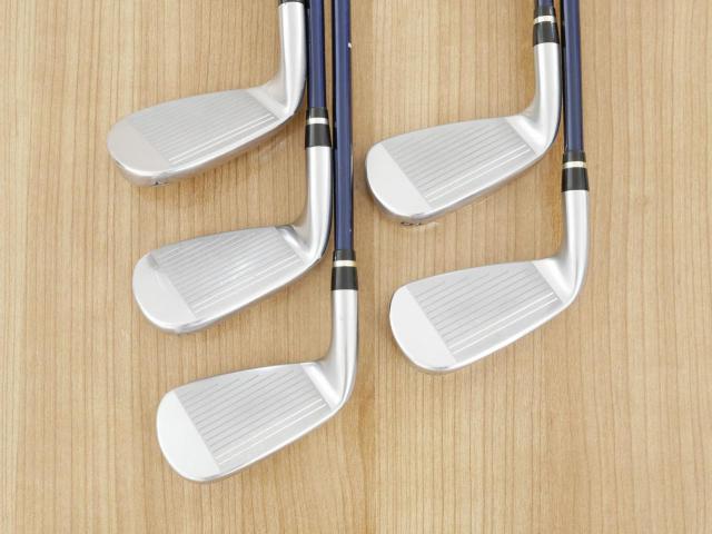 Iron set : Yamaha : ชุดเหล็ก Yamaha Inpres UD+2 (ออกปี 2019 ตีไกลที่สุด ไกลกว่าเหล็กทั่วไป 2 เบอร์ หน้าเด้ง COR 0.822) มีเหล็ก 7-Pw,Aw (5 ชิ้น) ก้านกราไฟต์ Flex R