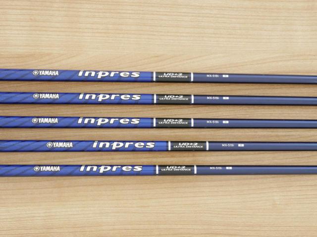 Iron set : Yamaha : ชุดเหล็ก Yamaha Inpres UD+2 (ออกปี 2019 ตีไกลที่สุด ไกลกว่าเหล็กทั่วไป 2 เบอร์ หน้าเด้ง COR 0.822) มีเหล็ก 7-Pw,Aw (5 ชิ้น) ก้านกราไฟต์ Flex R