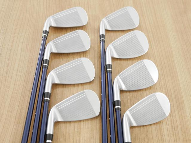 Iron set : Yamaha : ชุดเหล็ก Yamaha Inpres UD+2 (ออกปี 2019 ตีไกลที่สุด ไกลกว่าเหล็กทั่วไป 2 เบอร์ หน้าเด้ง COR 0.822) มีเหล็ก 6-Pw,Aw,As,Sw (8 ชิ้น) ก้านกราไฟต์ Flex R