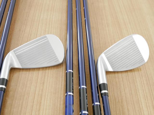 Iron set : Yamaha : ชุดเหล็ก Yamaha Inpres UD+2 (ออกปี 2019 ตีไกลที่สุด ไกลกว่าเหล็กทั่วไป 2 เบอร์ หน้าเด้ง COR 0.822) มีเหล็ก 6-Pw,Aw,As,Sw (8 ชิ้น) ก้านกราไฟต์ Flex R
