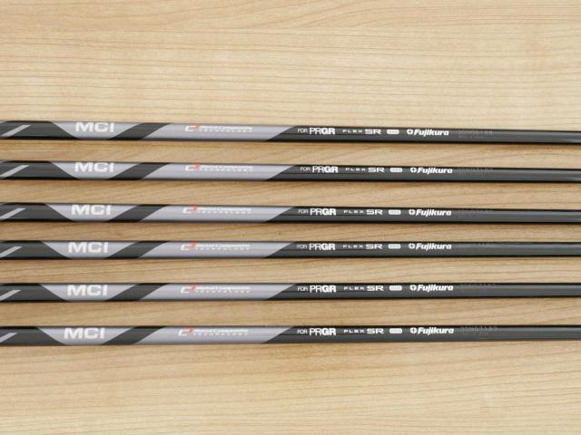 Iron set : PRGR : ชุดเหล็ก PRGR 05 Forged (รุ่นปี 2023) มีเหล็ก 6-Pw,Aw (6 ชิ้น) ก้านกราไฟต์ Fujikura MCI Flex SR